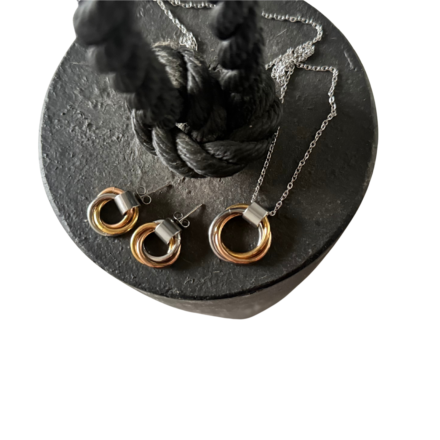 Aurora Link Collection Gold, Rose Gold and Silver